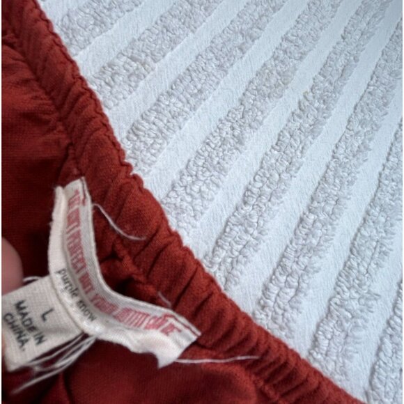 Purple Snow Life Isn't Perfect But Your Outfit Can Be Wide-Leg Crop Pants Large - Picture 3 of 8